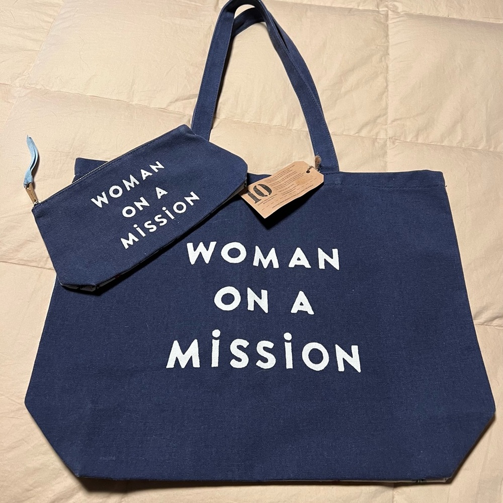 Feed Tote - Woman on a Mission 🌺